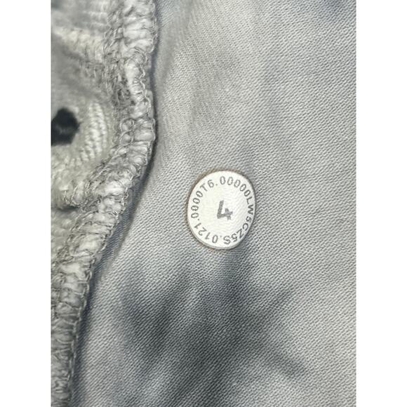 Lululemon Black Cotton Warm Down Jogger Size 4 - Picture 5 of 5